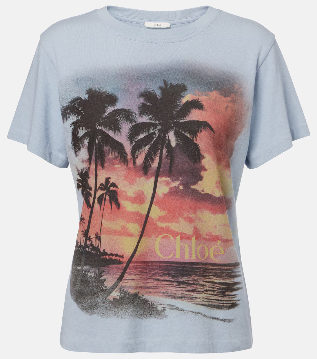 Printed cotton jersey T-shirt | Mytheresa (UK)