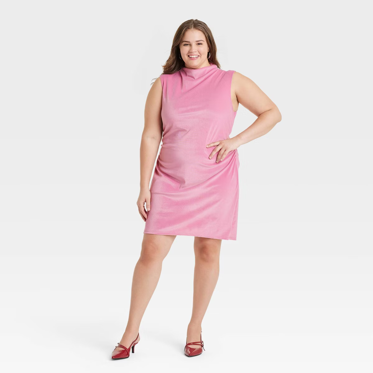 Women's Mini Velvet Ruched Dress - A New Day™ | Target
