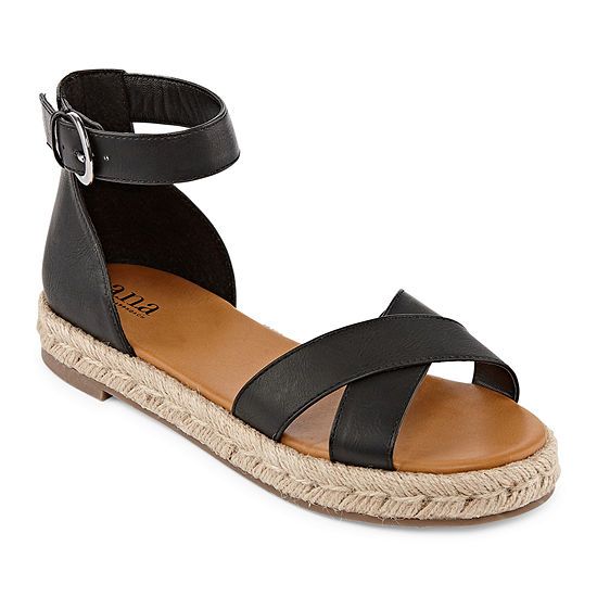 a.n.a Womens Broome Adjustable Strap Flat Sandals | JCPenney
