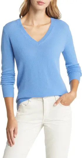 Cashmere Essential V-Neck Sweater | Nordstrom