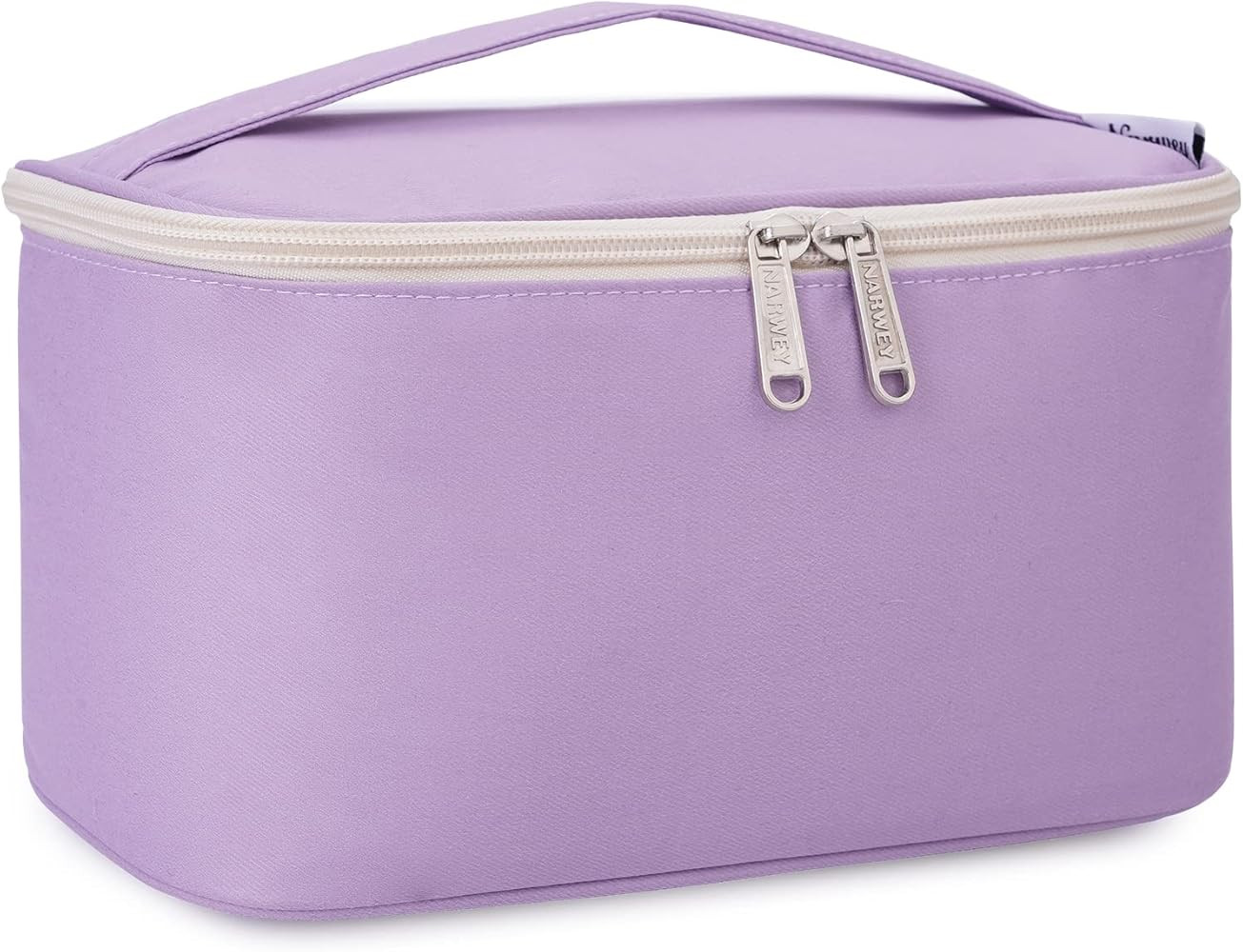 Travel Makeup Bag Large Cosmetic Bag Make up Case Organizer for Women and Girls | Amazon (US)