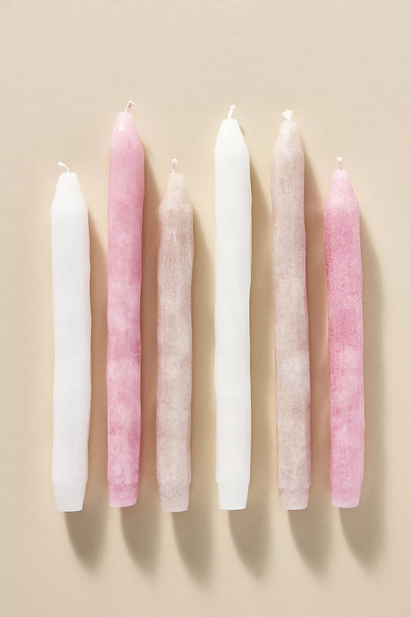 Whittled Taper Candles | Anthropologie (US)