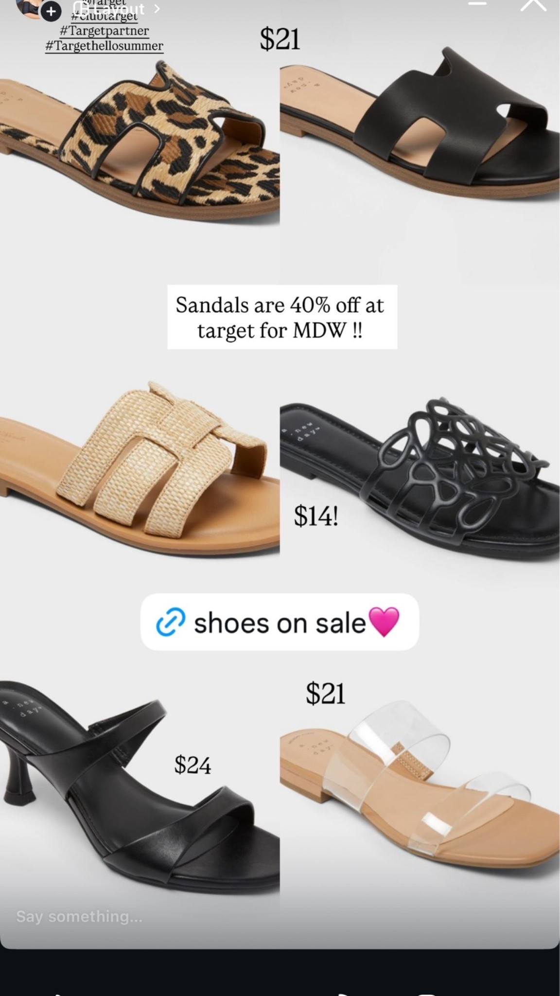 Shoes are 40% off at target for MDW!

#LTKSaleAlert #LTKSeasonal #LTKootd