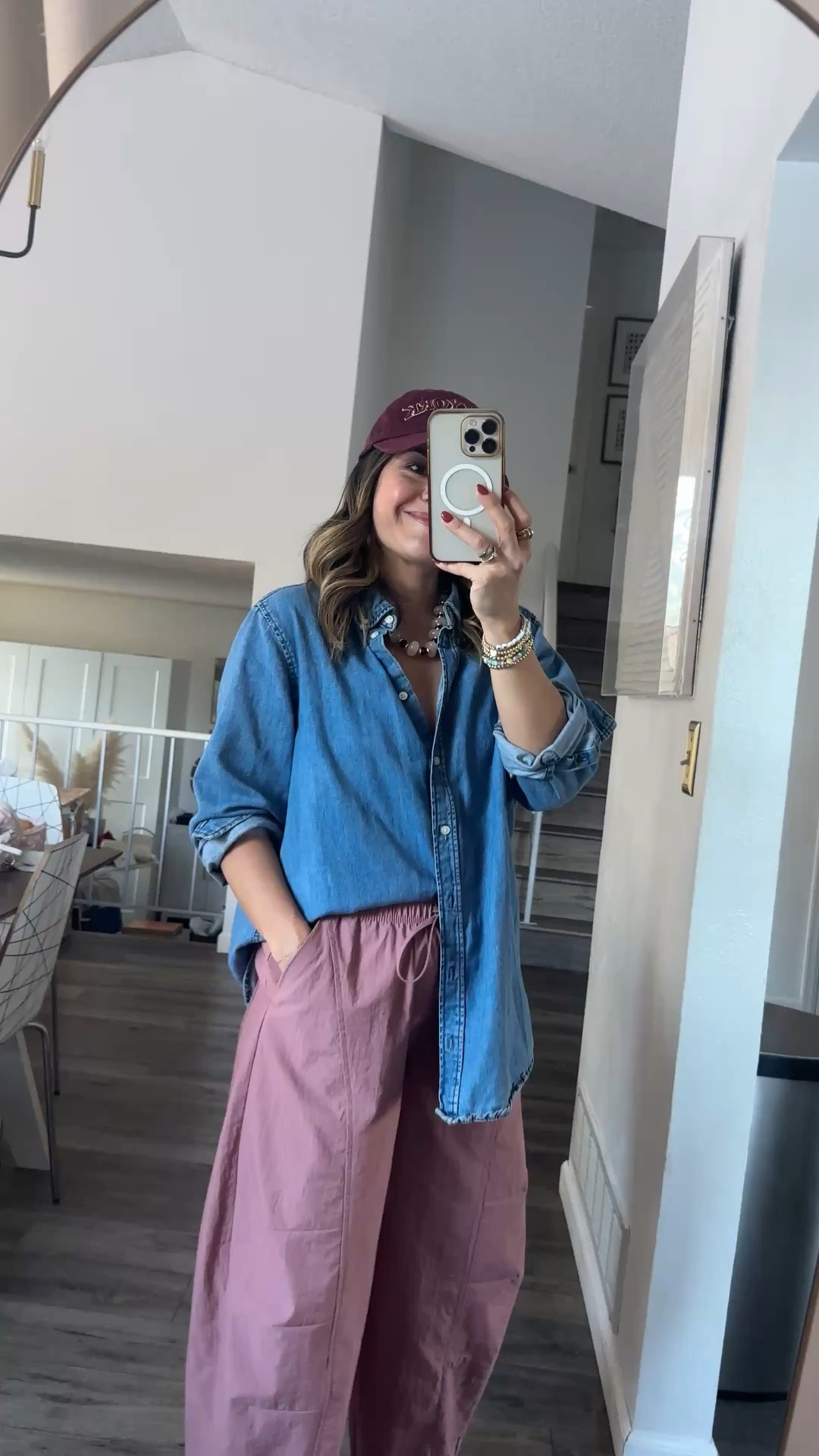 These pants are so light weight and comfy! Truly love them! This shade of pinks looks so pretty and they can be easily dress up or dress down! 
Shirt size small
Pants size xs

#LTKPetite #LTKootd #LTKSeasonal