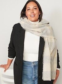 Plaid Flannel Scarf for Women | Old Navy (US)