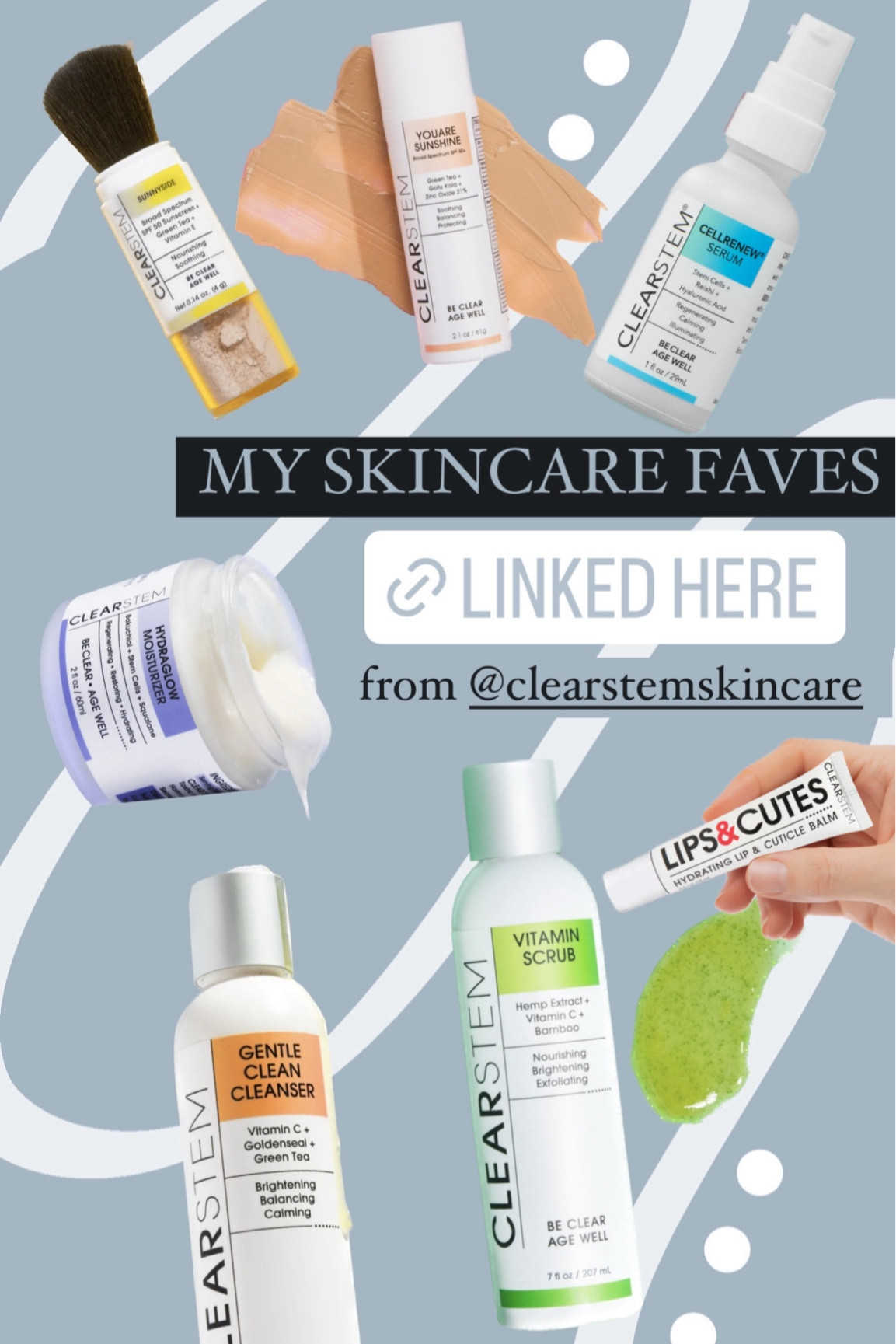 These are all my skincare faces from clearstem, use code KATIEL for 26% OFF! Valid until Dec 3rd

#LTKGiftGuide #LTKCyberWeek #LTKHoliday