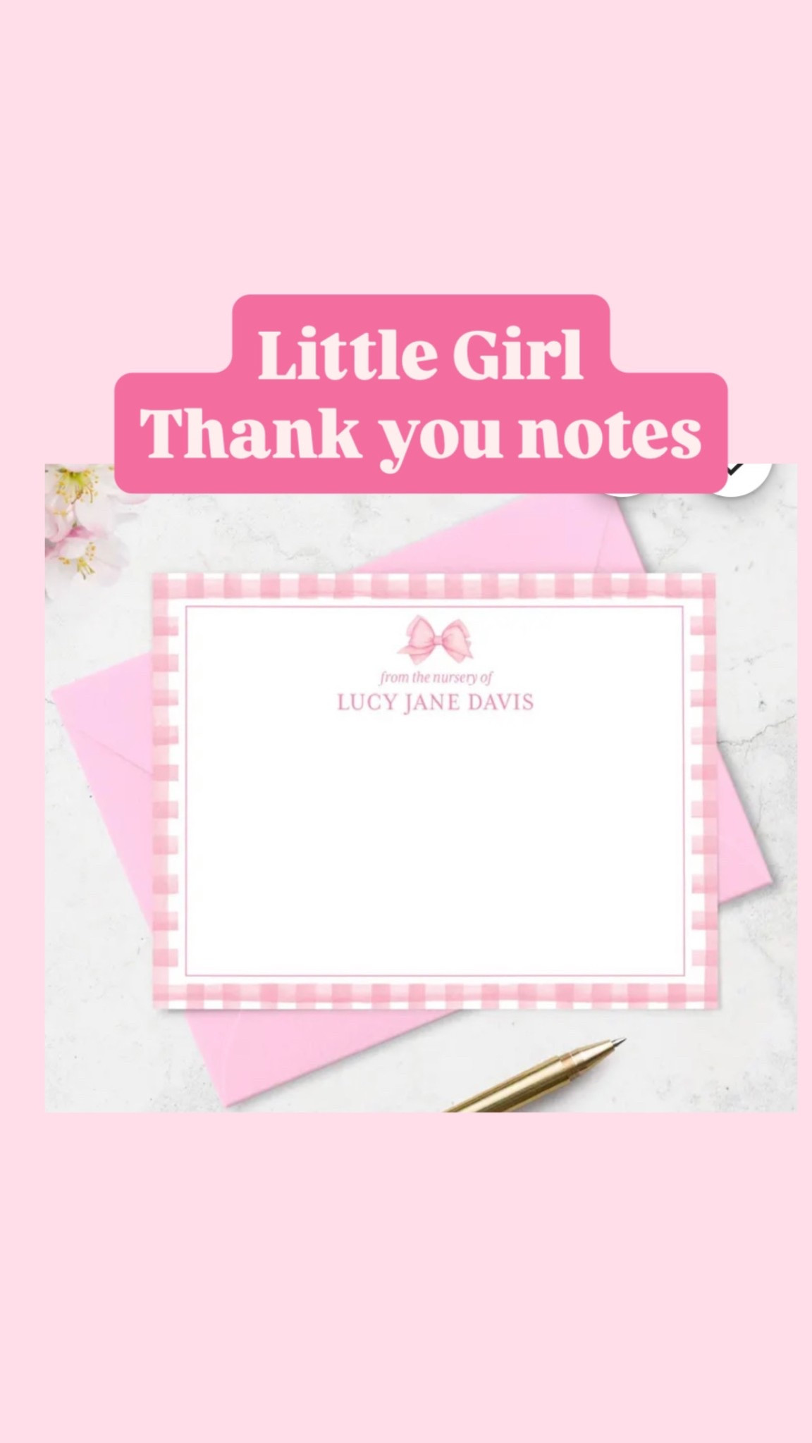 Love this customized stationary for little girls! 

#LTKBaby #LTKSaleAlert #LTKKids