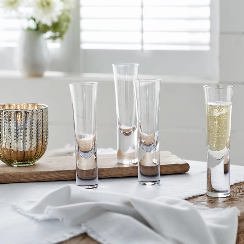 Halden Champagne Flutes – Set of 4 | The White Company (US & CA)