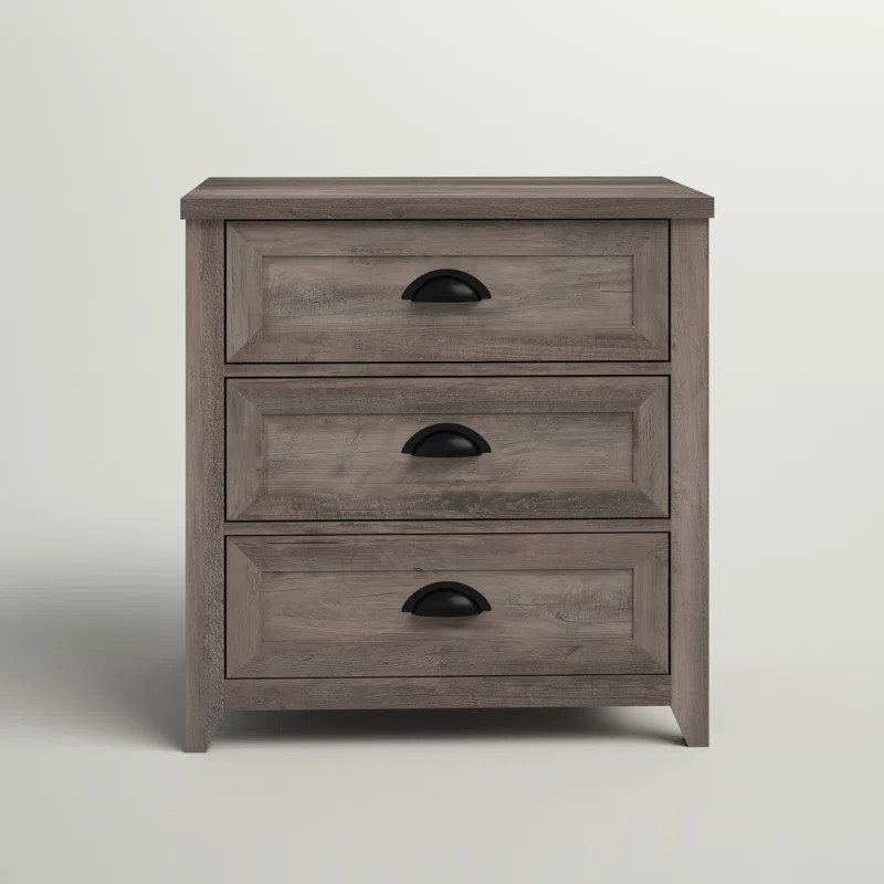 Selene 26'' Tall 3 - Drawer Nightstand | Wayfair North America