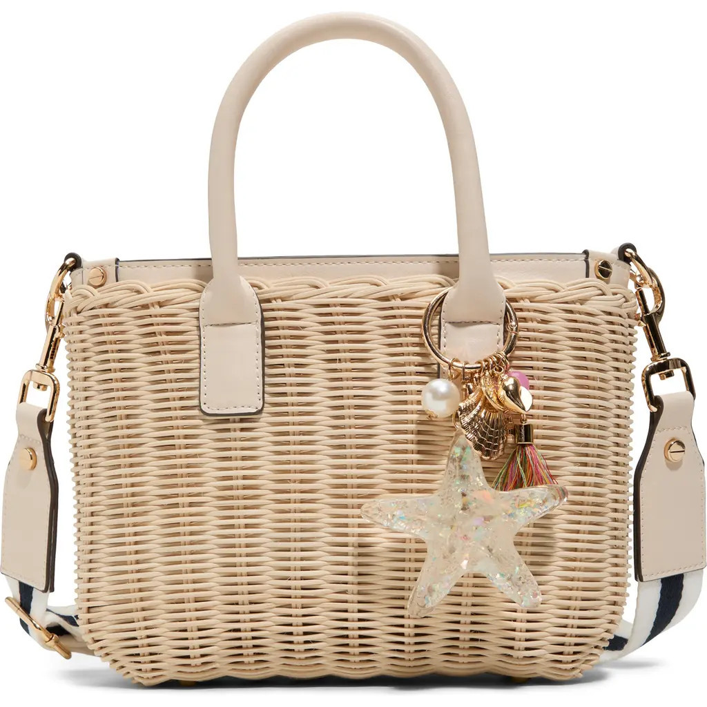 ALDO Seasparkle Rattan Handbag in Bone at Nordstrom | Nordstrom