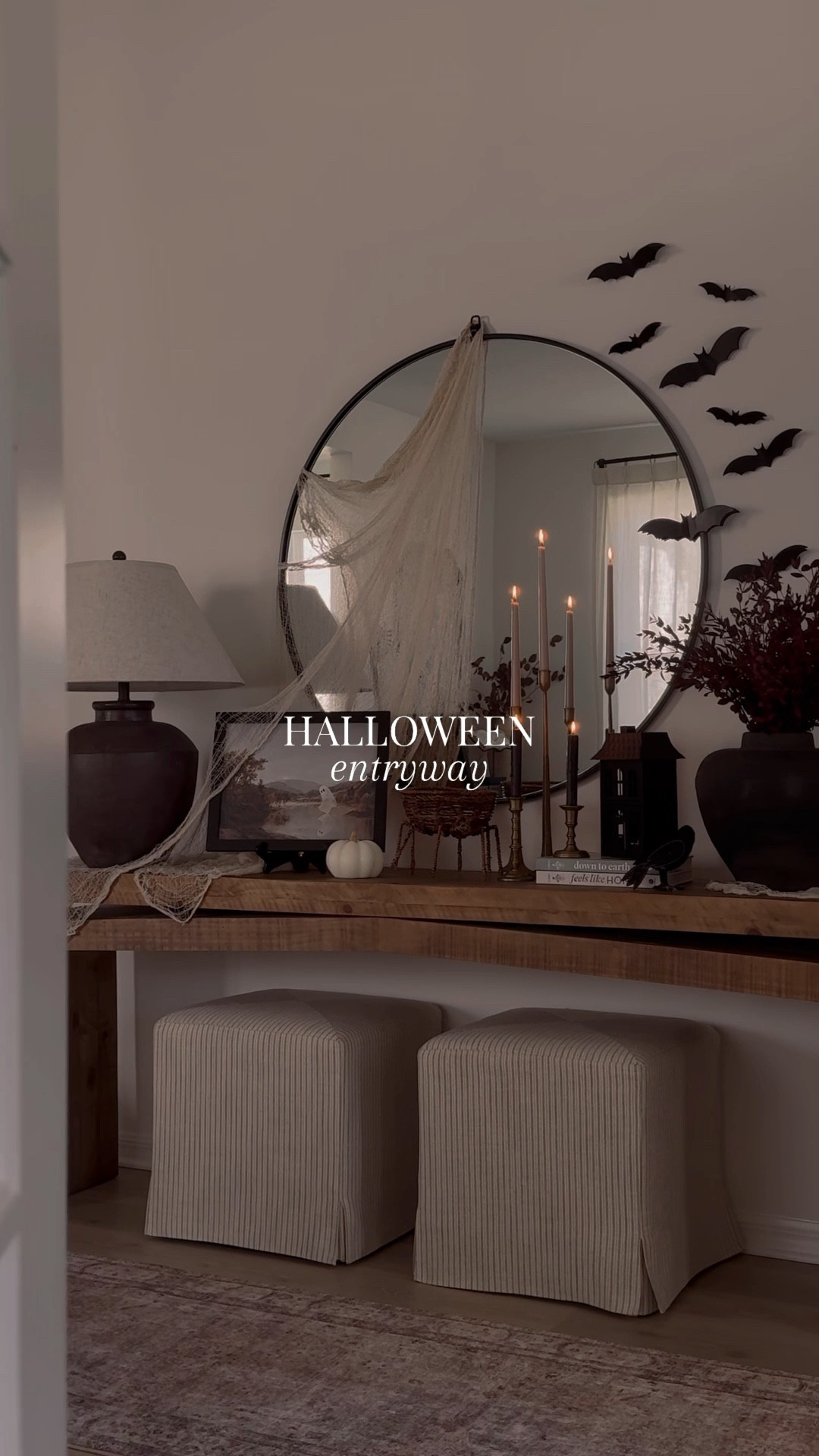 Halloween entryway styling 

#LTKHalloween #LTKSeasonal