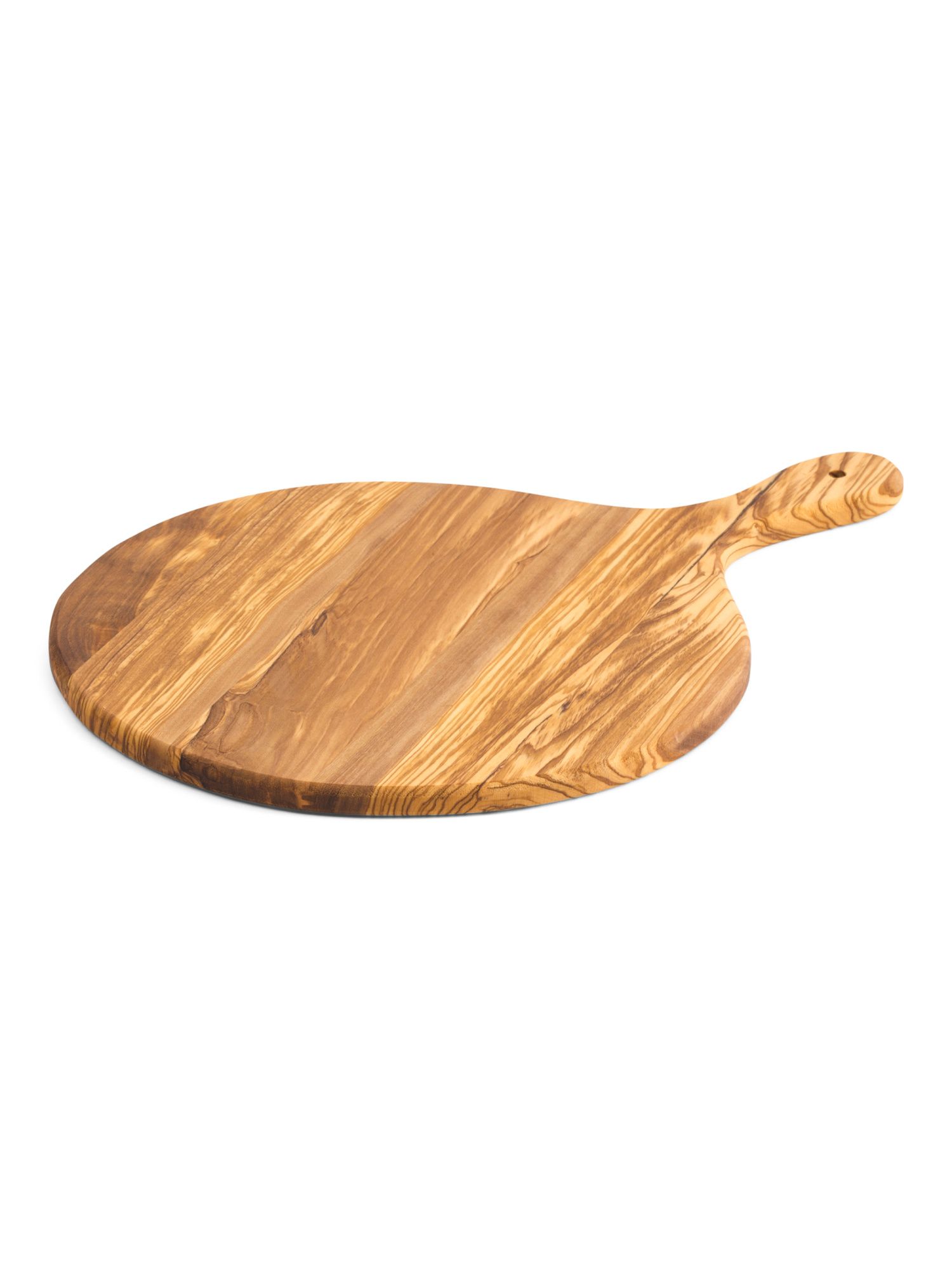 Made In Italy 15in Round Olivewood Cutting Board | TJ Maxx