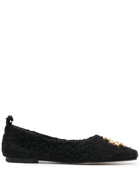Tory Burch Eleanor Logo Ballerinas - Farfetch | Farfetch Global