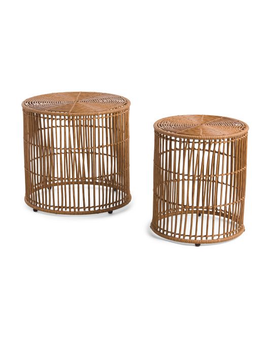 Set Of 2 Outdoor Coffee Tables | TJ Maxx