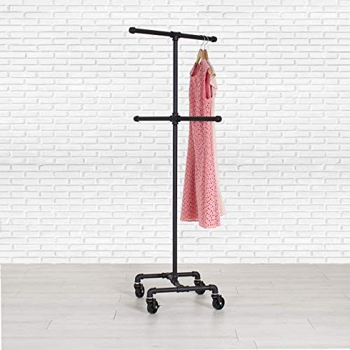 Industrial Pipe 4-Way Clothing Rack by William Robert's Vintage | Amazon (US)