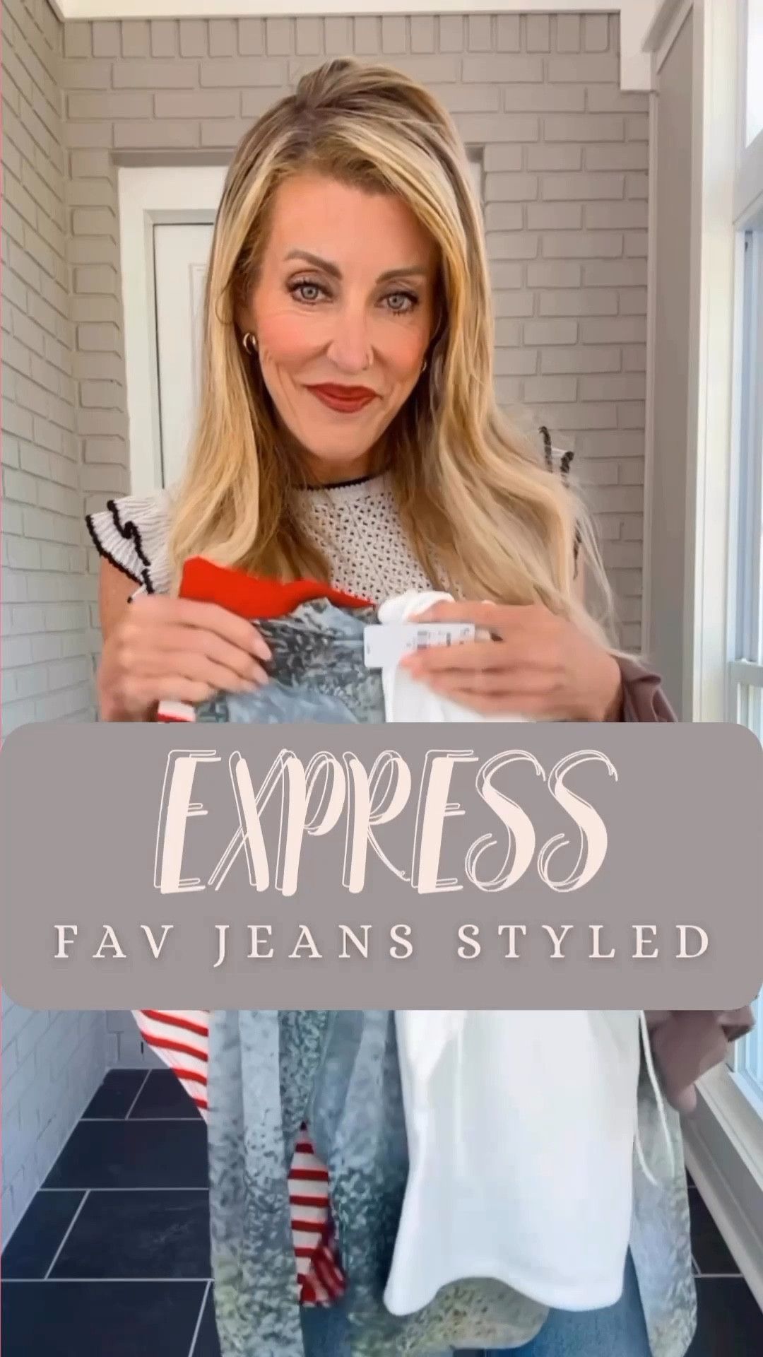 Great fits from Express 
Jeans styled with some of their new Spring tops. Love them all!
I’m wearing 25 regular 
Size XS tops 

#LTKStyleTip #LTKPetite #LTKFindsUnder100
