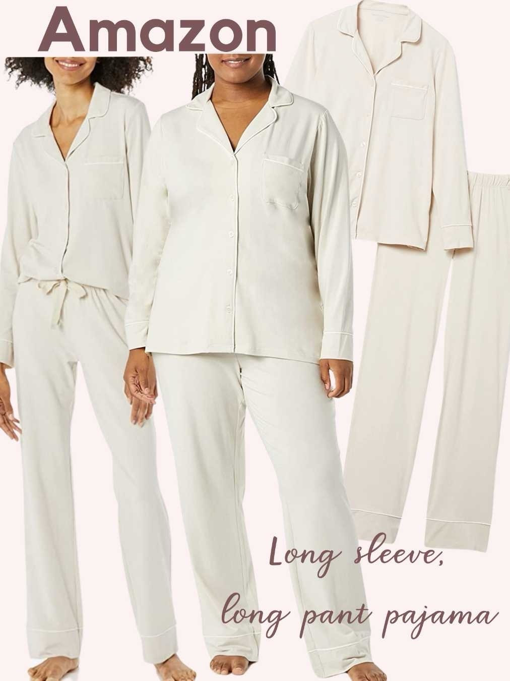 Amazon long sleeves long pants pajamas. A cozy gift idea for the bride to be or bridal party.

#LTKWedding #LTKPlusSize #LTKHome