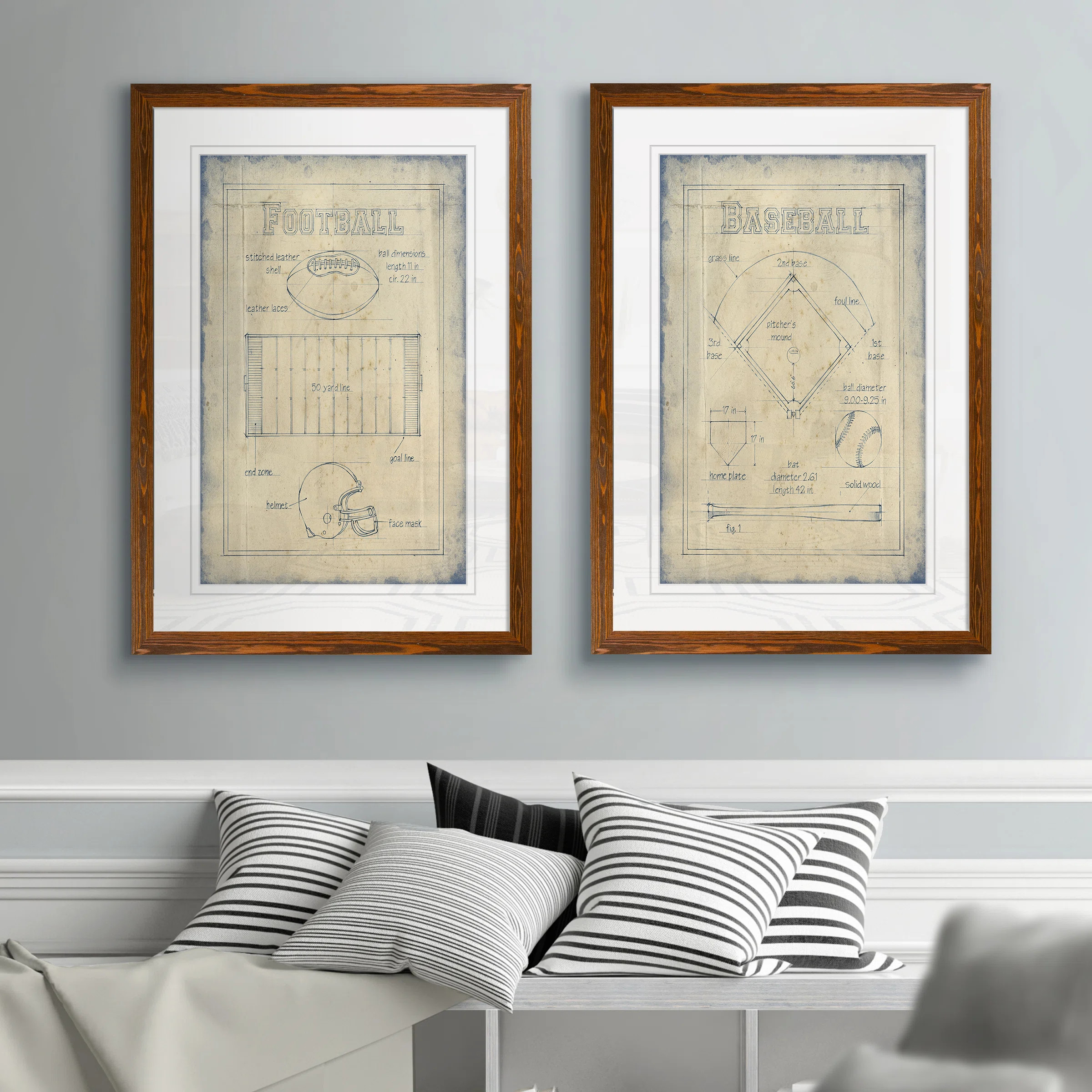 " All About The Game I " 2 - Pieces | Wayfair North America
