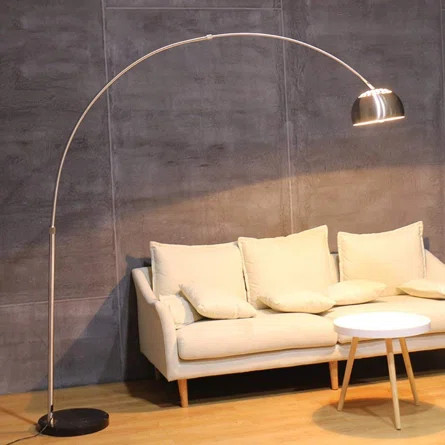 Annia 80'' Black Arched/Arc Floor Lamp | Wayfair North America