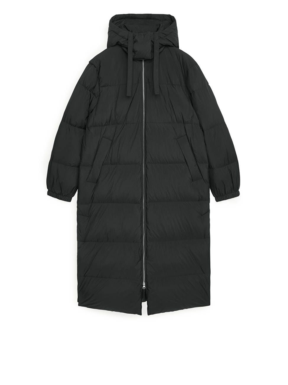 Long Down Puffer Coat - Black - Jackets & Coats - ARKET GB | ARKET (US&UK)