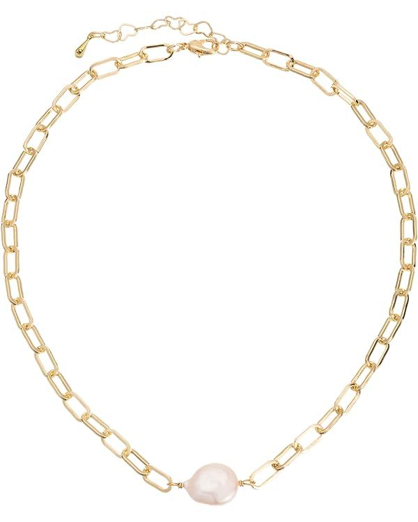 Itcoery Women’s Baroque Pearls Pendant Necklace | Amazon (US)