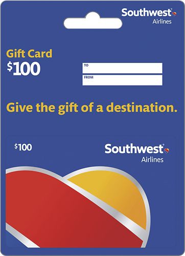 $100 Gift Card for Southwest Airlines | Best Buy U.S.