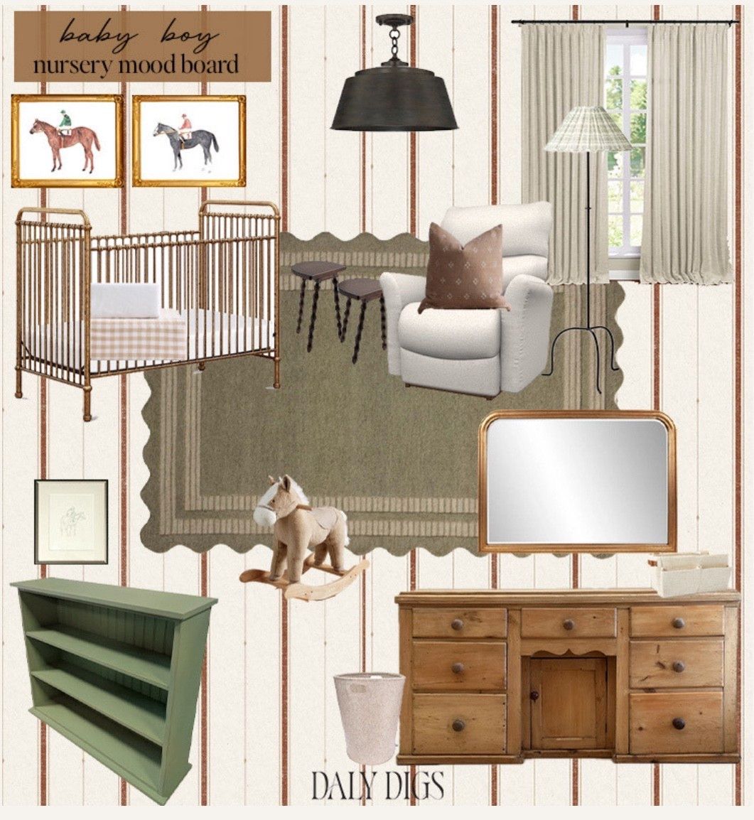 Baby boy nursery vibes. 🏇 

#LTKHome