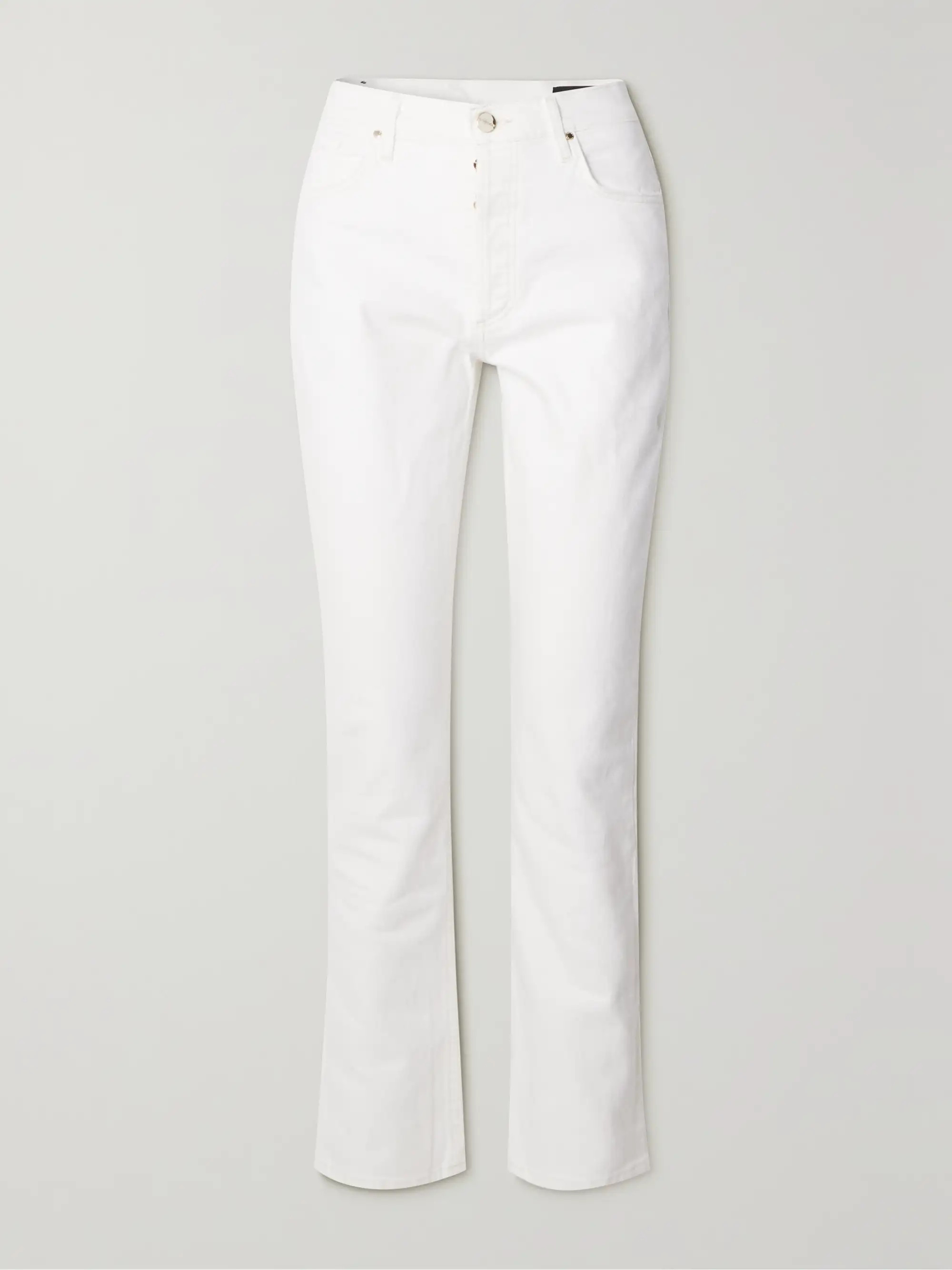 The Morgan high-rise slim-leg jeans | NET-A-PORTER (US)