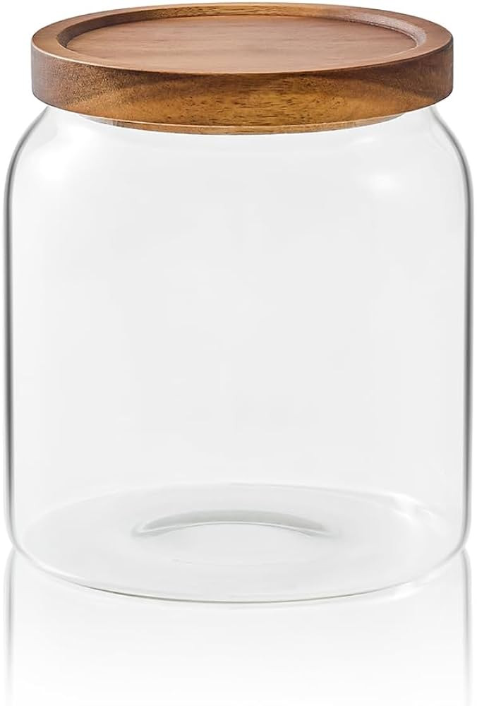 Sweejar Glass Jars for Laundry Room Organization, Half-Gallon Laundry Pods Container, Glass Food ... | Amazon (US)