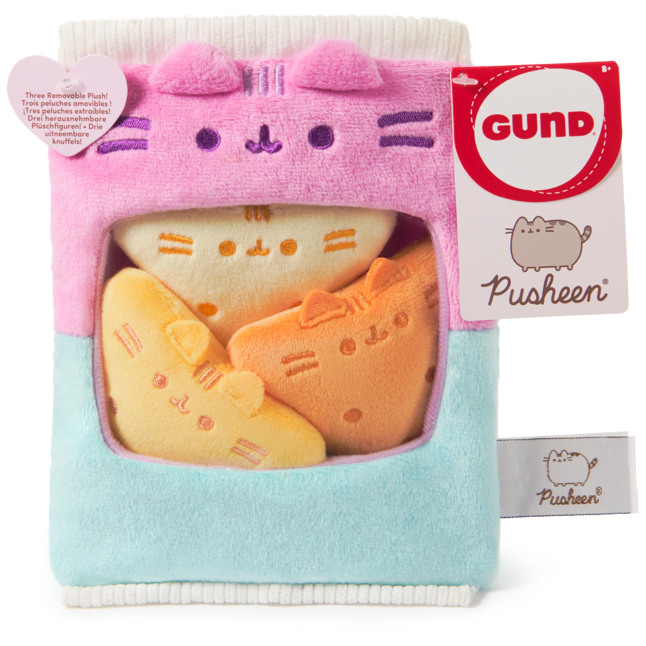 GUND Pusheen Gamer Chips with Removable Mini Plushies, Toy Tortilla Chips, Food Plushies, Gaming ... | Amazon (US)