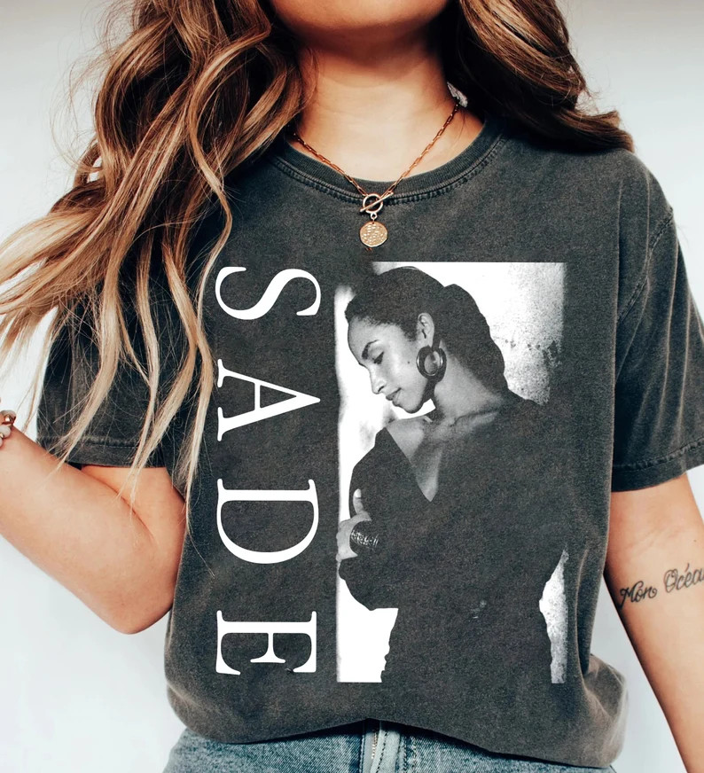 Sade Vintage 90s T-shirt, Sade Concert Shirt, Sade Pop Music Fan Shirt, Sade Gifts for Men Women ... | Etsy (US)