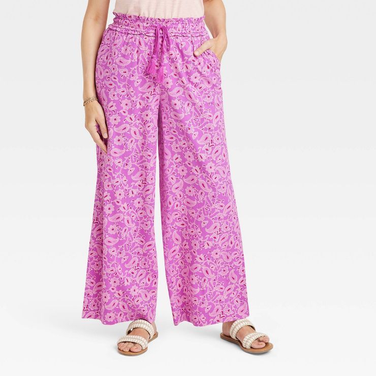 Women's Relaxed Fit Wide Leg Pants - Knox Rose™ | Target