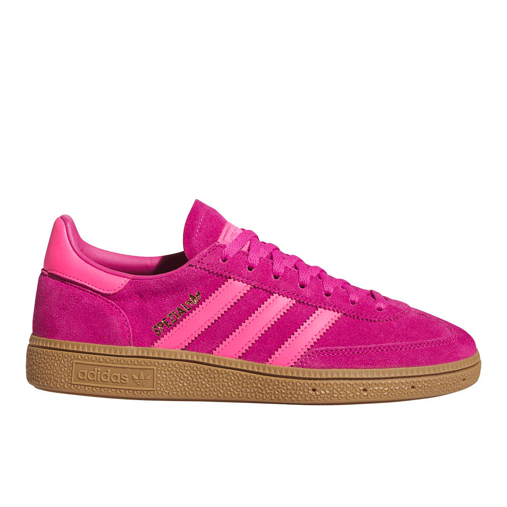 Shop Pink Womens Handball Spezial Lace Up Sneakers | Shoebacca