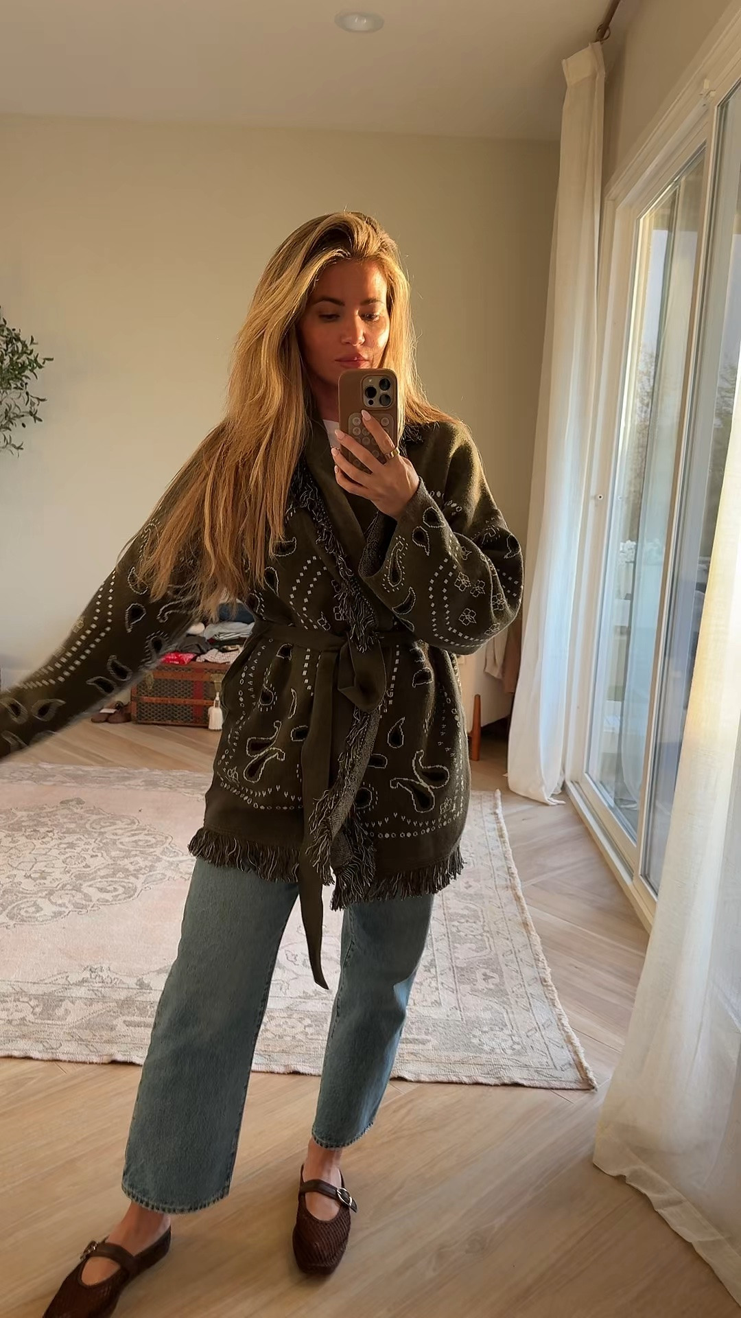 This cardigan went viral today IRL 😂
Wearing L/XL
30% with code YOURS
Shoes are on sale! 
Jeans : size 27

#LTKgrwm #LTKmomlife #LTKOver40