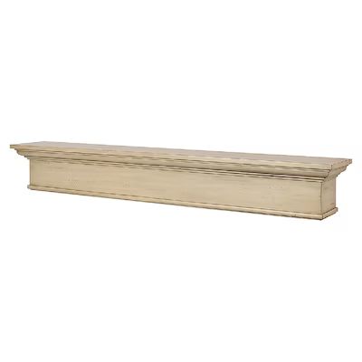Mantels Direct 60-in W x 9-in H x 7-in D Unfinished Pine Hollow Traditional Fireplace Mantel | Lowe's