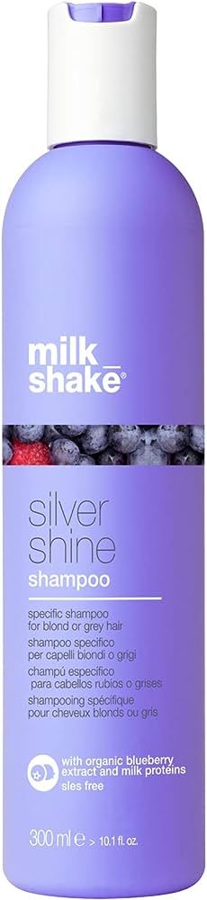 Milk_shake Silver Shine Purple Shampoo for Blonde Hair - Blonde Toner for Brassy Hair 100% SLES-F... | Amazon (US)