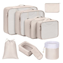 Packing Cubes 8 Pack, Travel Packing Cubes Set Suitcase Organizer Lightweight Luggage Packing Cubes For Carry On Suitcase With Travel Laundry Bags, Sh | SHEIN