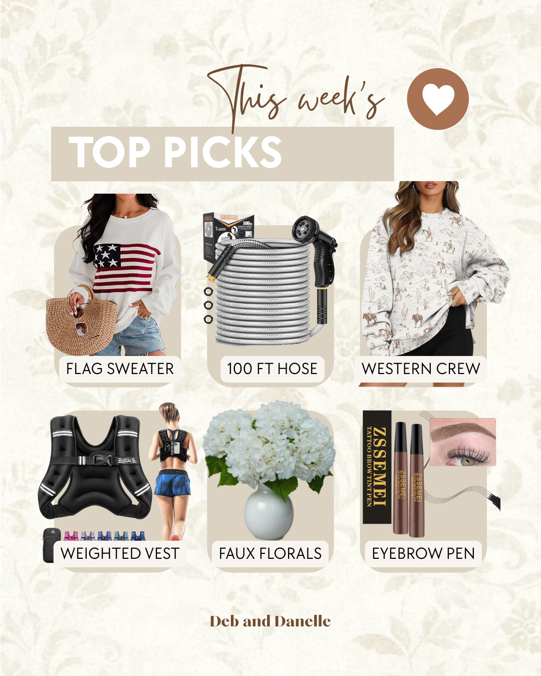 Our most-loved items of the week include two cozy sweaters, our metal garden hose, a weighted vest, faux florals, and one of my favorite eyebrow pens. 

 #LTKSeasonal #LTKHome #LTKMidsize