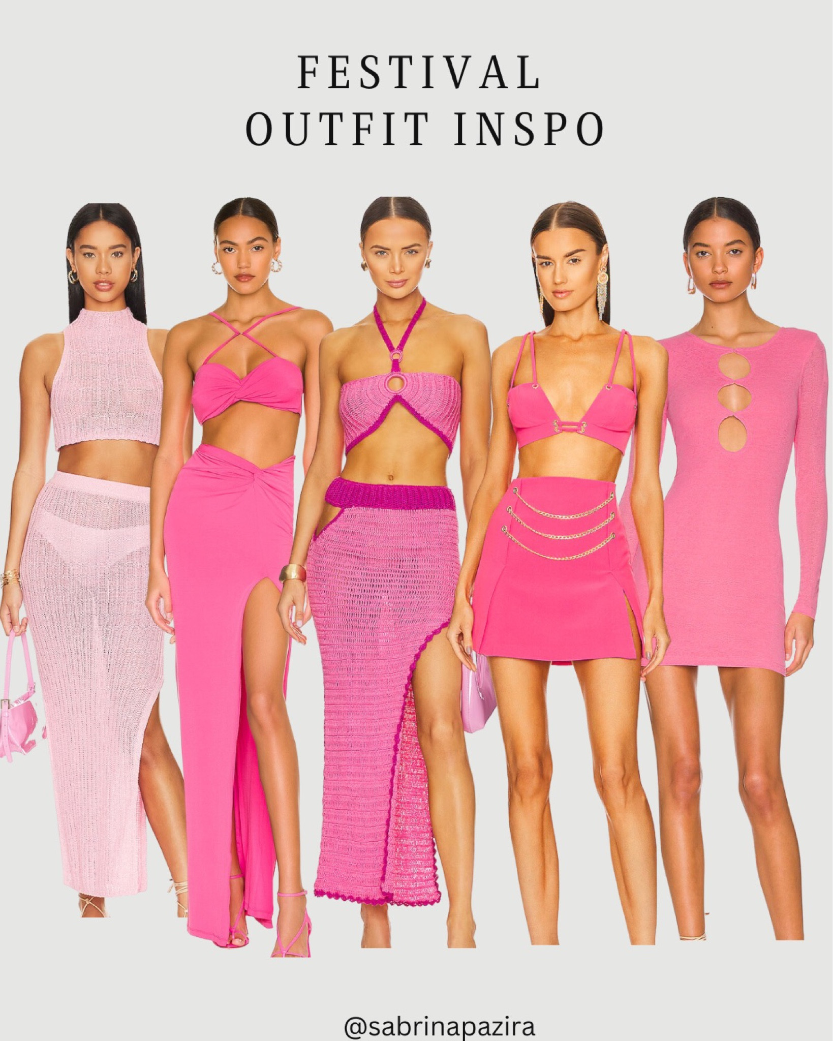 Festival outfit inspo, crochet, knit, matching set, cutouts, maxi skirt, midi skirt, bra top 

#LTKunder100 #LTKstyletip #LTKSeasonal