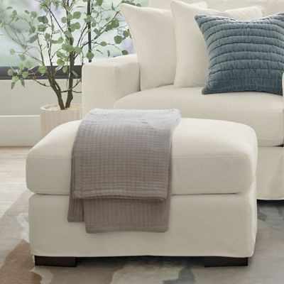 Salem Slipcovered Ottoman for Salem Chair & a Half | Grandin Road | Grandin Road