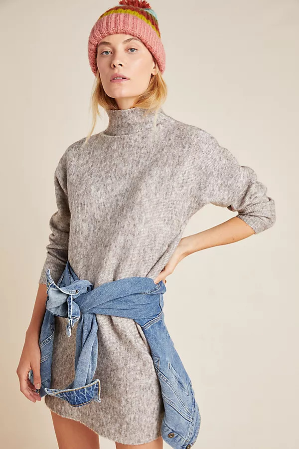 Maybelle Mock Neck Sweater Dress | Anthropologie (US)