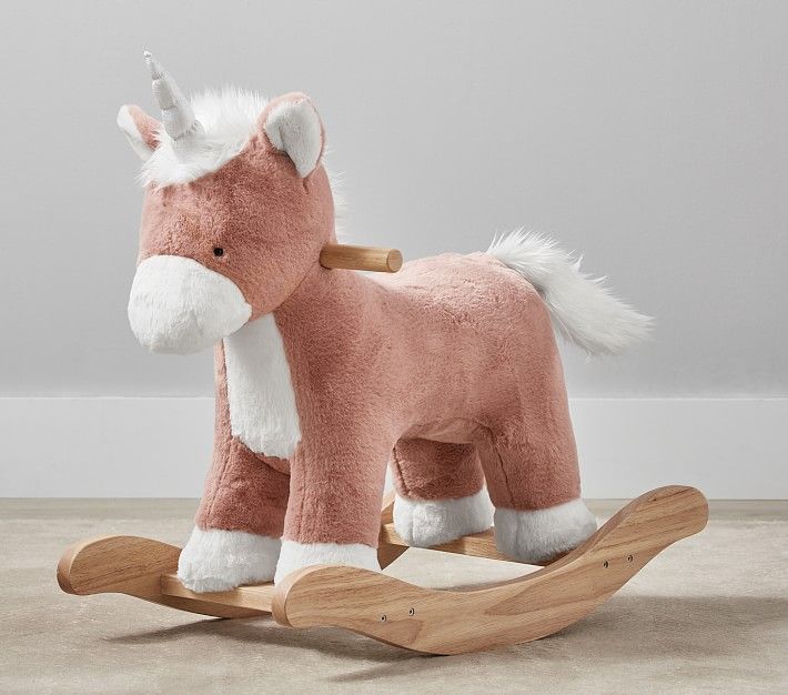 Unicorn Plush Nursery Rocker | Pottery Barn Kids