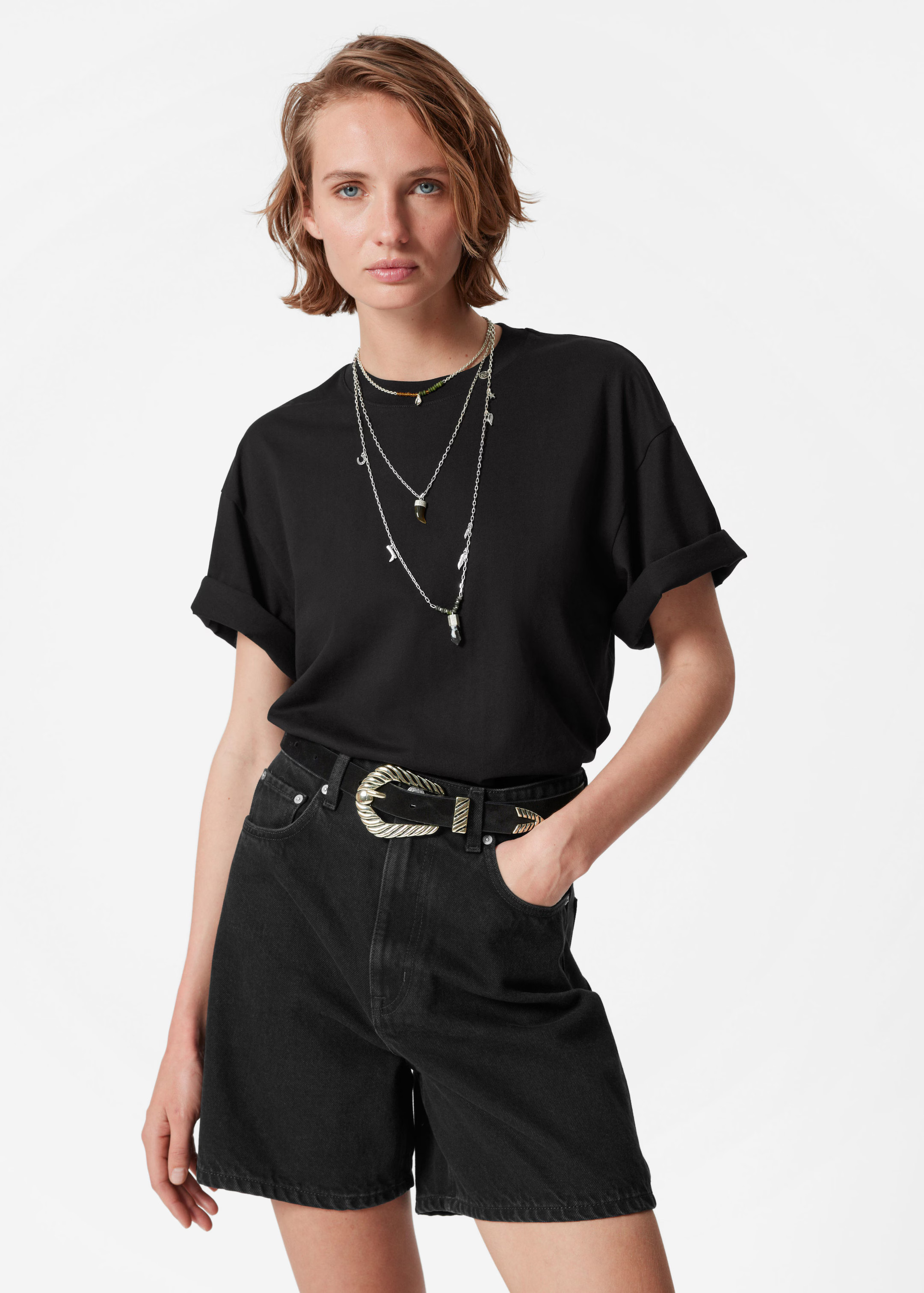 Boxy T-Shirt - Black - T-shirts - & Other Stories GB | & Other Stories UK