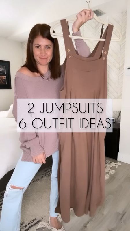 2 jumpsuits | 6 outfit ideas 
| amazon fashion 


Wearing a small in both 

#LTKFind #LTKstyletip