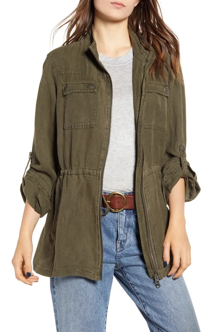 Linen Blend Field Jacket | Nordstrom