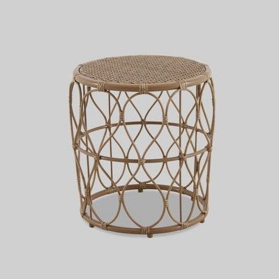 Britanna Patio Accent Table Natural - Opalhouse&#8482; | Target