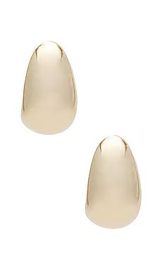 BRACHA Hendrix Baby Dome Hoops in Gold from Revolve.com | Revolve Clothing (Global)