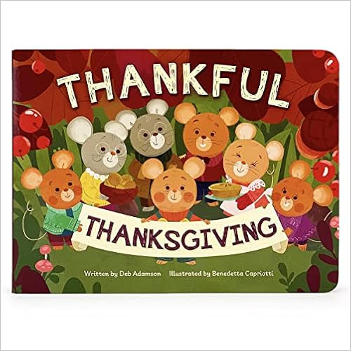 Thankful Thanksgiving Small Children's Picture Board Book Exploring Gratitude and Thankfulness, A... | Amazon (US)