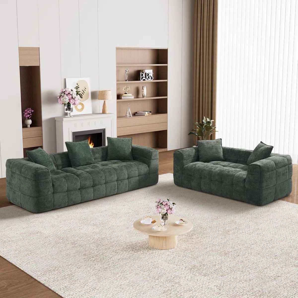 Modernize your home with a 2-Piece Modern Living Room Set with Sofa and Loveseat. This beautiful sofa set is ON SALE and under $850.

Keywords: Sofa set, sofa, couch, couch set, sectional, sectional set, living room, home refresh, spring refresh 

#LTKSaleAlert #LTKHome #LTKSeasonal