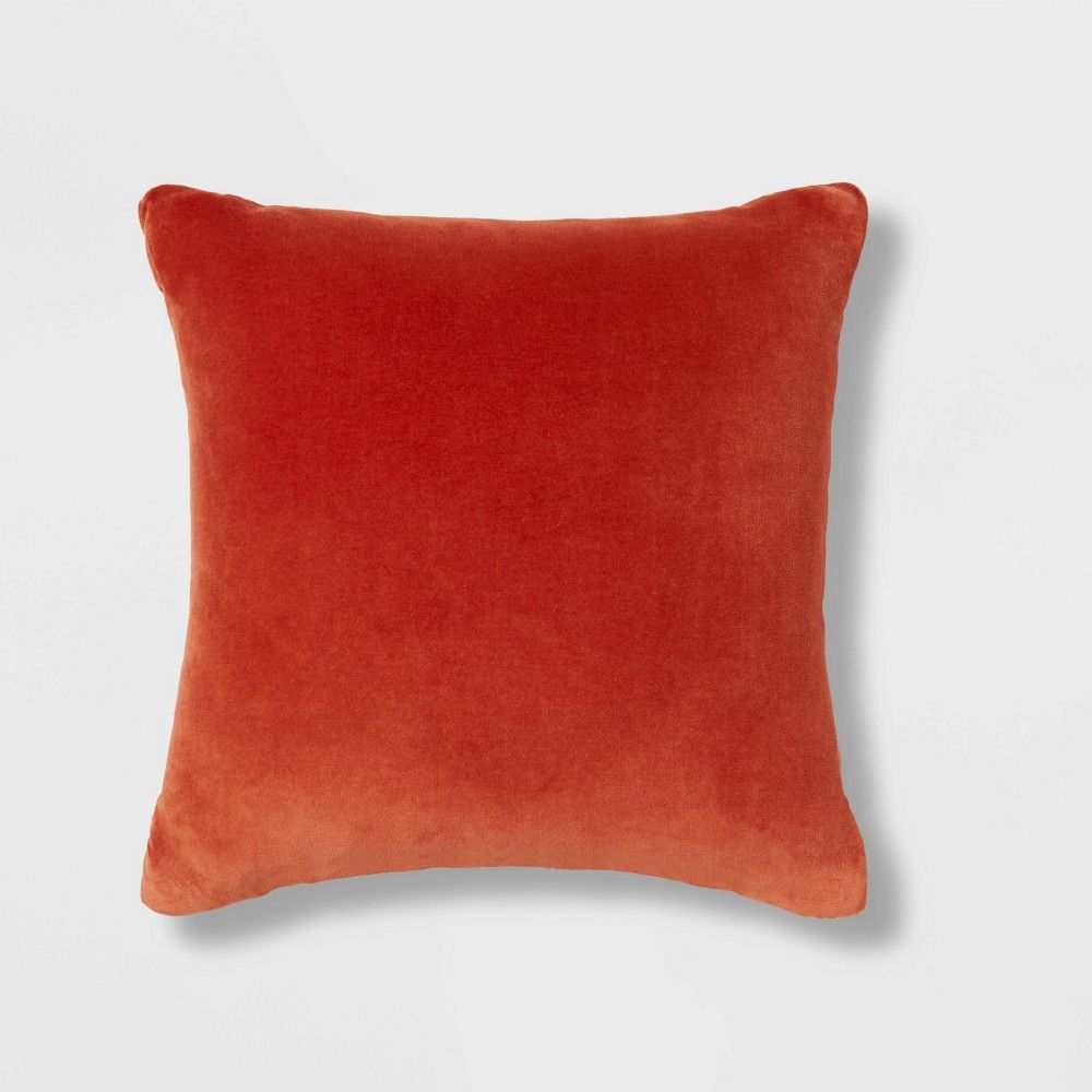 Cotton Velvet Square Throw Pillow - Threshold™ | Target